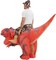 GOOSH Inflatable Dinosaur Halloween Costume Riding T Rex for Kids and Adults